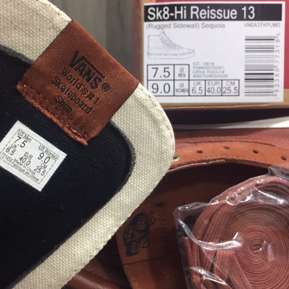 Vans SK8-Hi Reissue 13 (Rugged Sidewall) Sequoia W - Picture 2 of 8